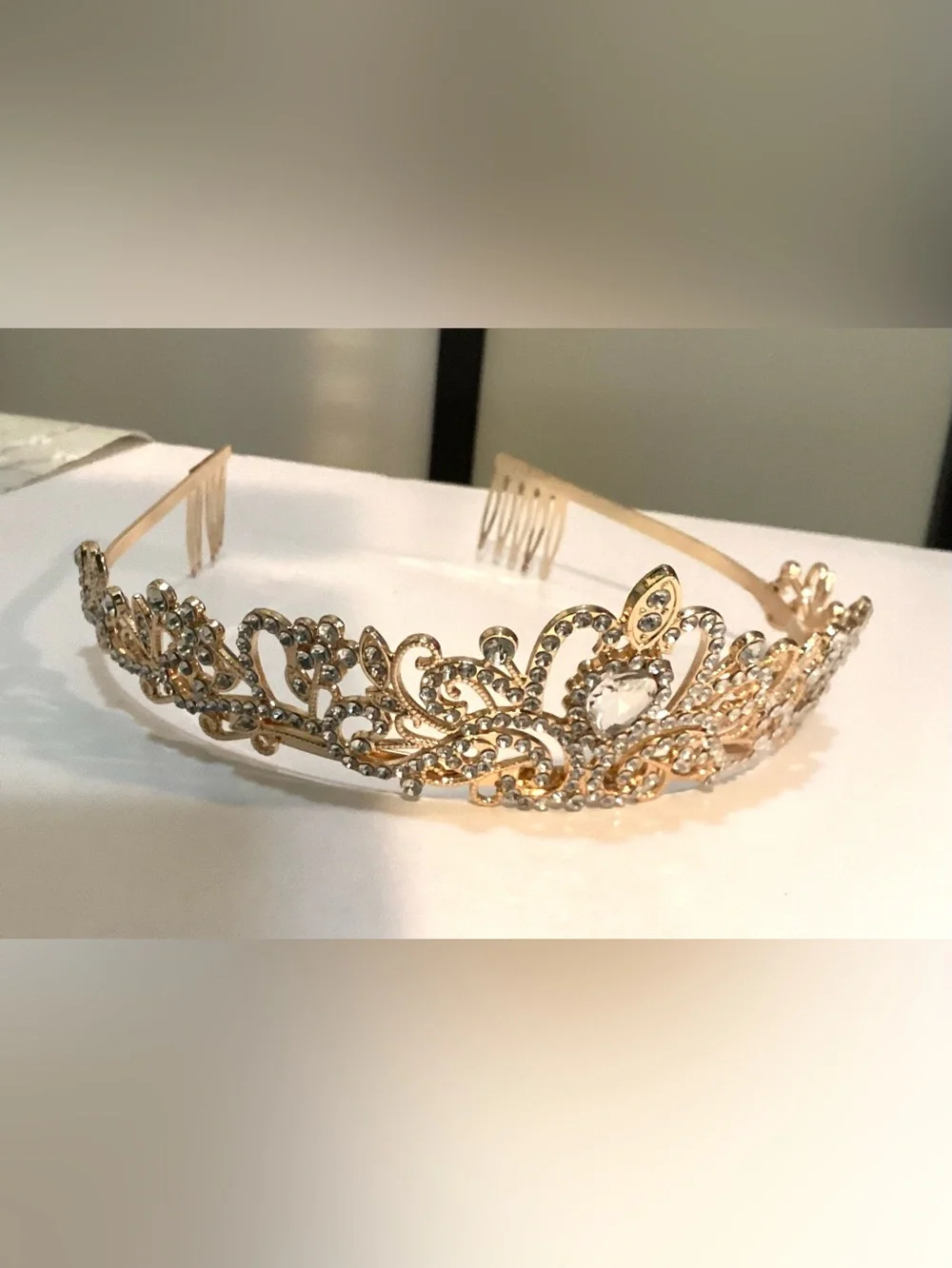 NEW Sparkling Princess tiara with rhinestones.